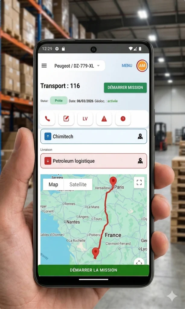 Application mobile Docutrans - eCMR - documents de transport